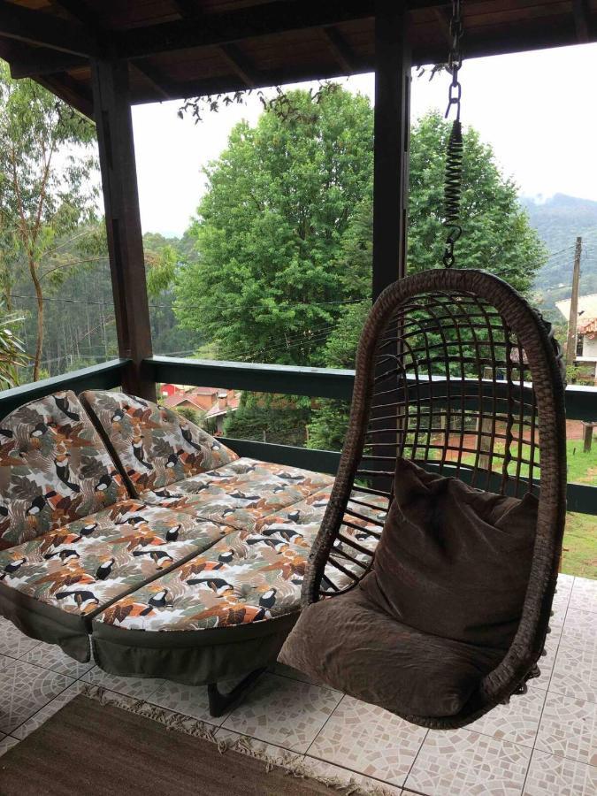 Chalé em Monte Verde , linda vista para montanhas Esterno foto
